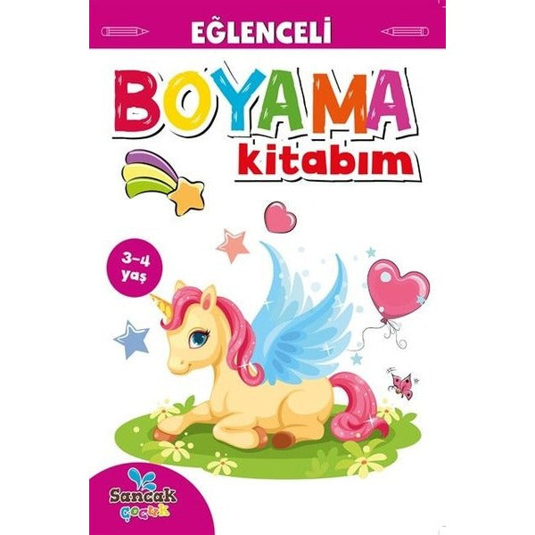 Eğlenceli Boyama Kitabım - Kırmızı Kitap