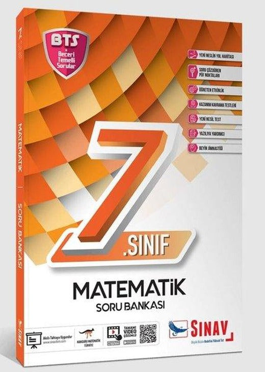 7.Sınıf Matematik Soru Bankası | Sınav Dergisi Yayınları (İnce Kapak)