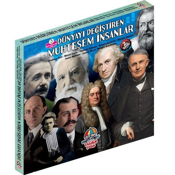 Dünyayı Değiştiren Muhteşem İnsanlar Seti - 8 Kitap Takım | Yağmur Çocuk