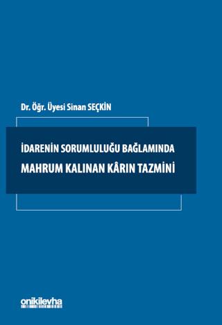 İdarenin Sorumluluğu Bağlamında Mahrum Kalınan Karın Tazmini | On İki Levha Yayınları (Ciltsiz)  - Resim 1