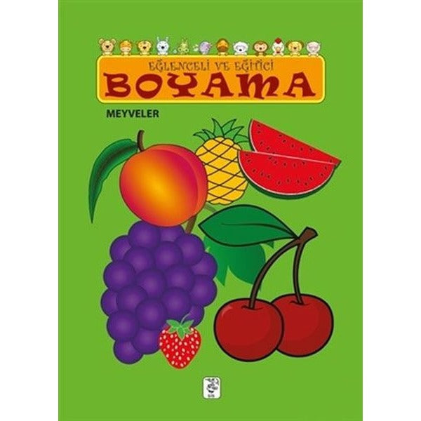 Eğlenceli ve Eğitici Boyama - Meyveler