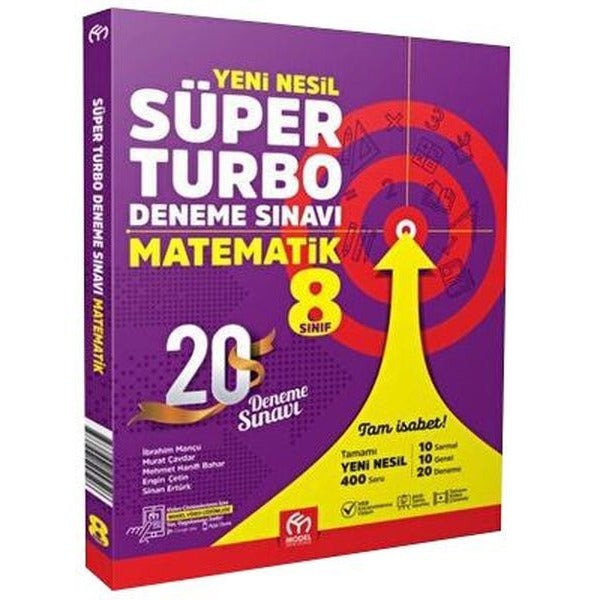 8. Sınıf Matematik Süper Turbo Deneme Sınavı | Model Eğitim Yayınları