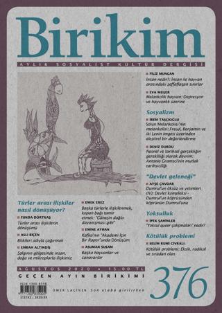 Birikim Aylık Sosyalist Kültür Dergisi Sayı: 376 Ağustos 2020 | Birikim Yayınları (Ciltsiz)  - Resim 1