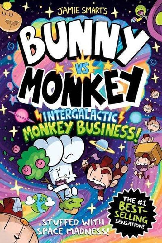 Bunny vs Monkey: Intergalactic Monkey Business! | David Fickling Books (Ciltli)