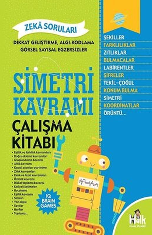Simetri Kavramı Çalışma Kitabı | Halk Kitabevi