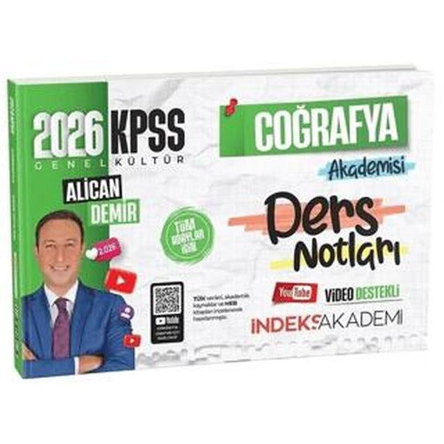 2026 KPSS Coğrafya Akademisi Video Ders Notları