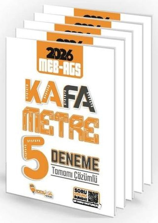 2026 MEB-AGS Tüm Dersler Kafametre 5 Deneme | Hoca Kafası Yayınları (Ciltsiz)