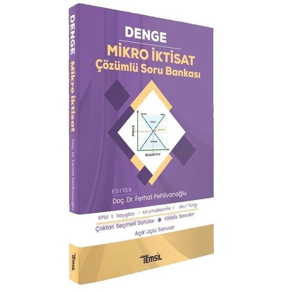 Denge Mikro İktisat Çözümlü Soru Bankası | Temsil Kitap (Ciltsiz)