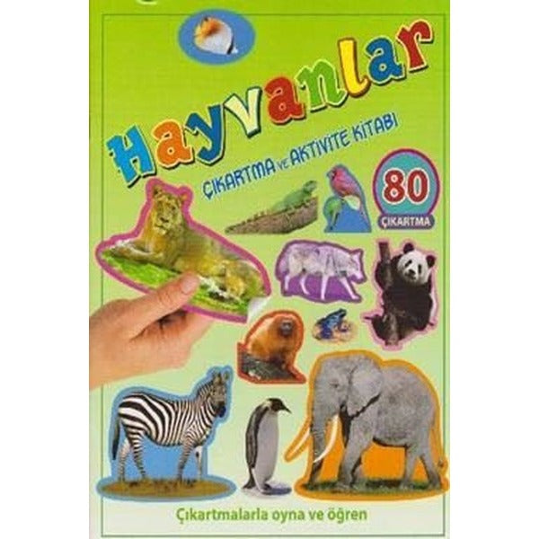 Hayvanlar - Çıkartma ve Aktivite Kitabı | Parıltı Yayınları (Ciltsiz)