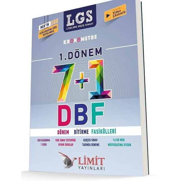 Kronometre LGS 1.Dönem Dönem Bitirme Fasikülleri | Limit Yayınları (İnce Kapak)