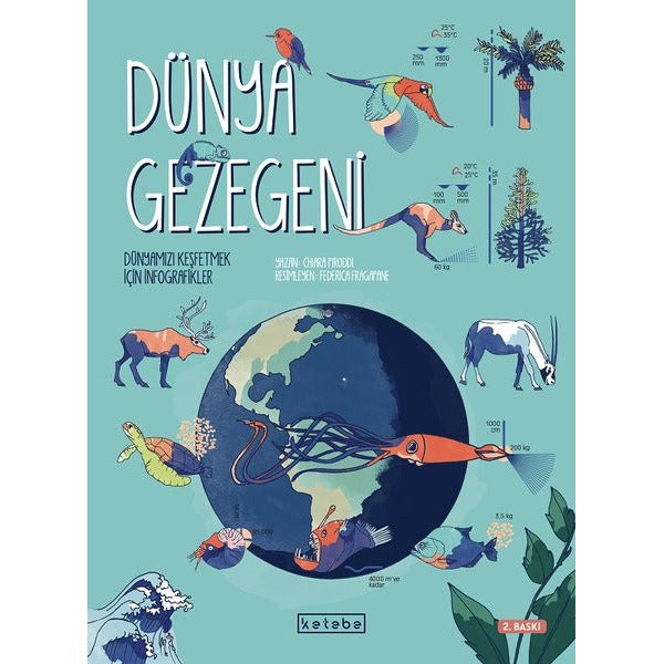 Dünya Gezegeni - Dünyamızı Keşfetmek İçin İnfografikler | Ketebe Yayınları
