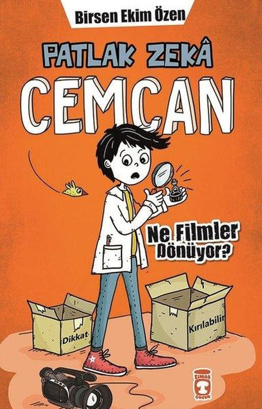 Patlak Zeka Cemcan 6 - Ne Filmler Dönüyor? | Timaş Çocuk (Ciltli)
