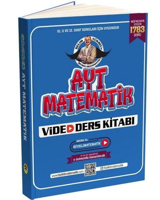 AYT Matematik Video Ders Kitabı | Bıyıklı Matematik Yayınları (İnce Kapak)