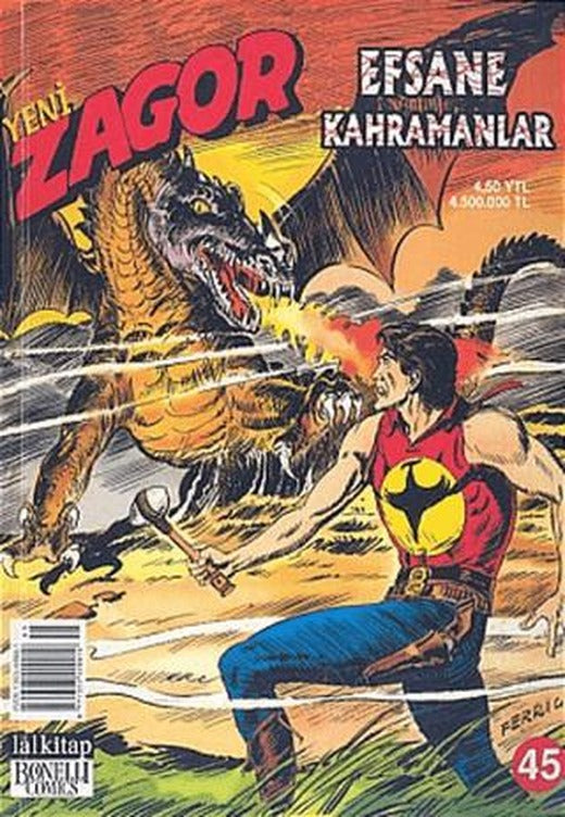 Yeni Zagor Sayı: 45 Efsane Kahramanlar | Lal Kitap (Ciltsiz)