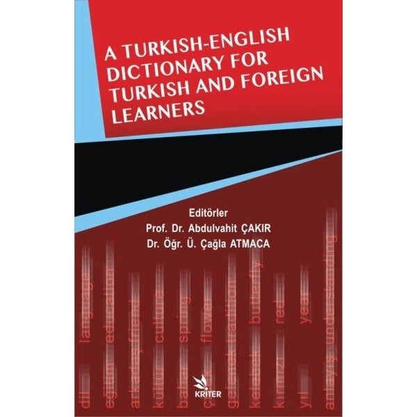 A Turkish-English Dictionary For Turkish And Foreign Learners | Kriter (İnce Kapak)