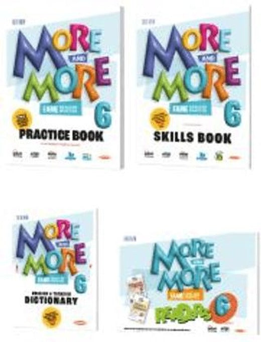 6. Sınıf More & More English Practice Book + Dictionary + Skills Book + Readers | Kurmay Yayınları (Ciltsiz)
