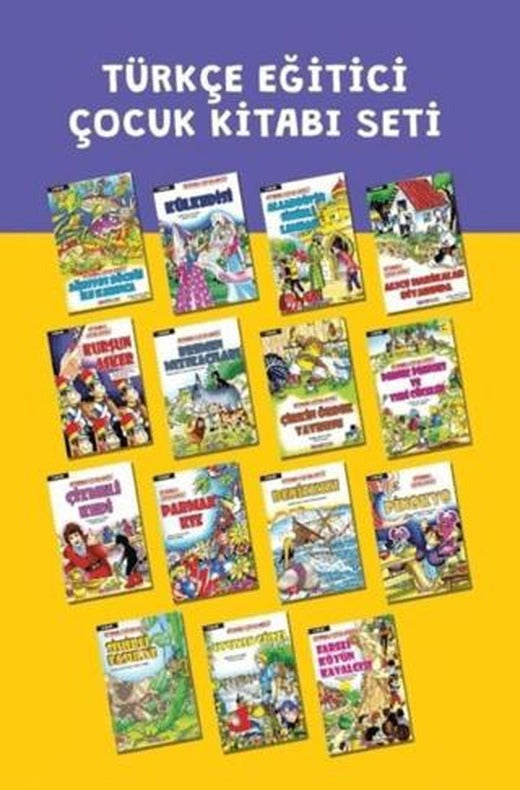 Türkçe Eğitici Çocuk Kitabı Seti (15 Kitap)