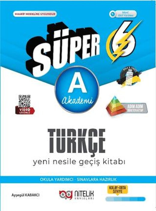 6. Sınıf Süper Türkçe A Yeni Nesil Geçiş Kitabı