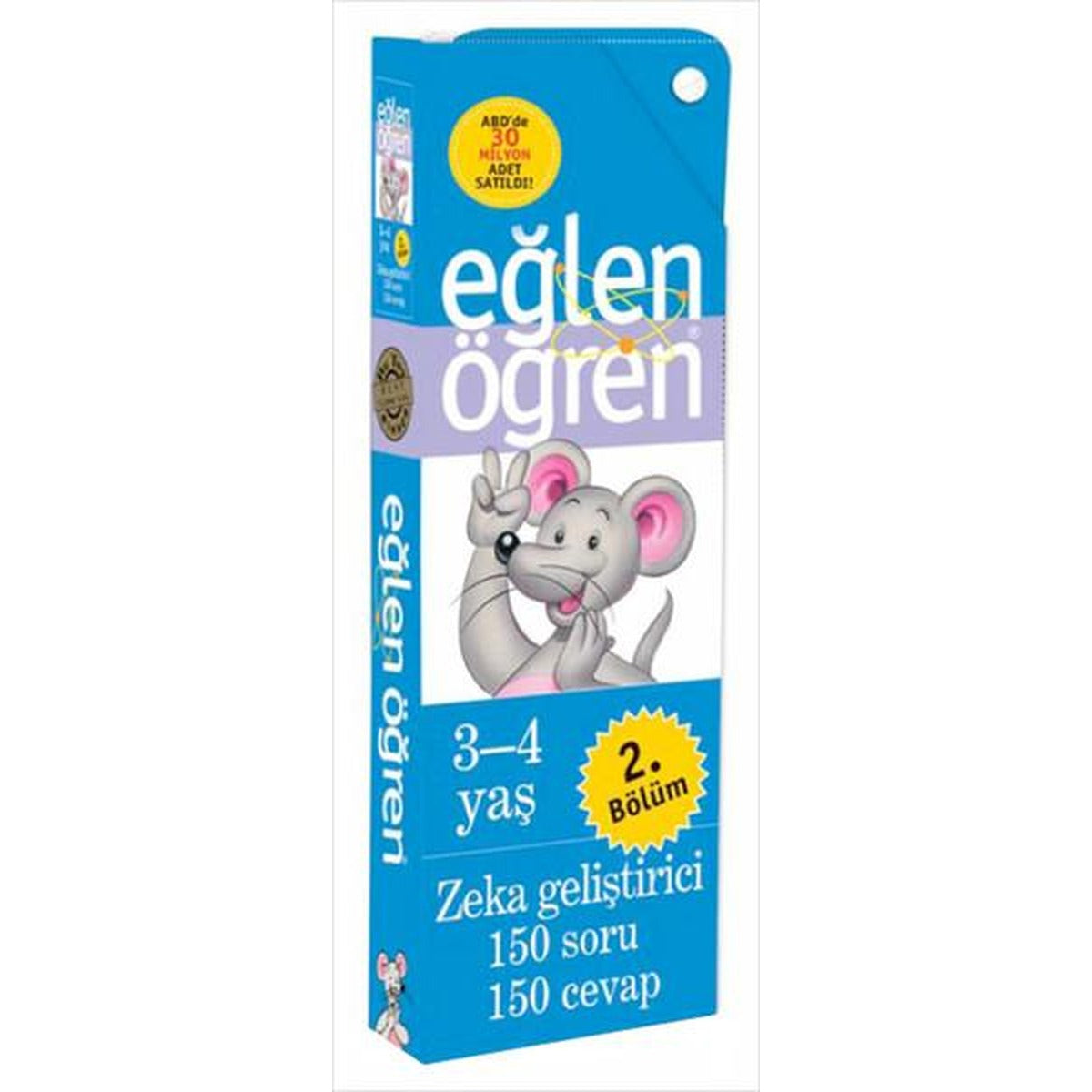 Eğlen Öğren 3-4 Yaş (2. Bölüm) | Dstil Tasarım (İnce Kapak)