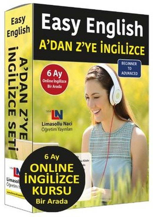 Easy English Adan Zye İngilizce Eğitim Seti | Limasollu Naci Öğretim Yay.