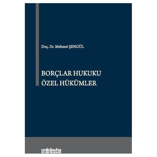 Borçlar Hukuku Özel Hükümler