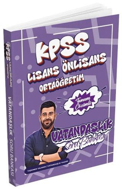 2026 KPSS Lisans Lise Ortaöğretim Ön Lisans Vatandaşlık Soru Bankası Çözümlü | Dizgi Kitap (Ciltsiz)