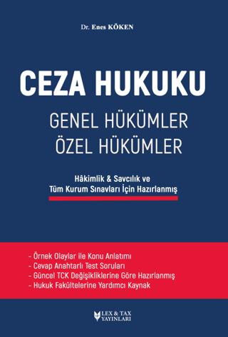Ceza Hukuku | Lex-Tax Yayınları (Ciltsiz)  - Resim 1