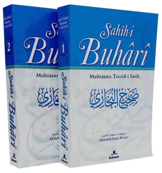 Sahih-i Buhari - Muhtasarı Tecridi Sarih Seti - 2 Kitap Takım | Hüner Yayınevi (İnce Kapak)  - Resim 1