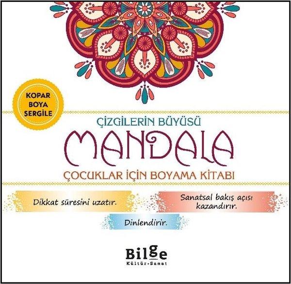 Çizgilerin Büyüsü - Mandala Çocuklar İçin Boyama Kitabı | Bilge Kültür Sanat (İnce Kapak)  - Resim 1