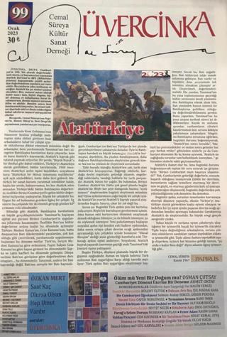 Üvercinka Dergisi Sayı: 99 Ocak 2023 | Üvercinka Dergisi (Ciltsiz)  - Resim 1