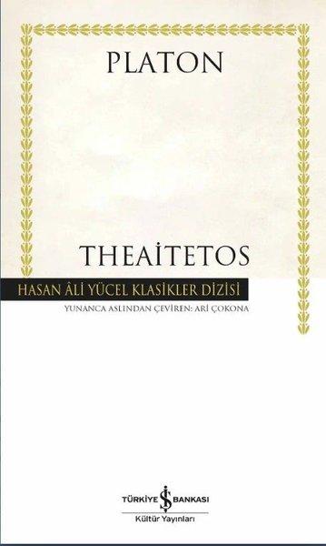 Theaitetos - Hasan Ali Yücel Klasikler | İş Bankası Kültür Yayınları (Ciltli)  - Resim 1