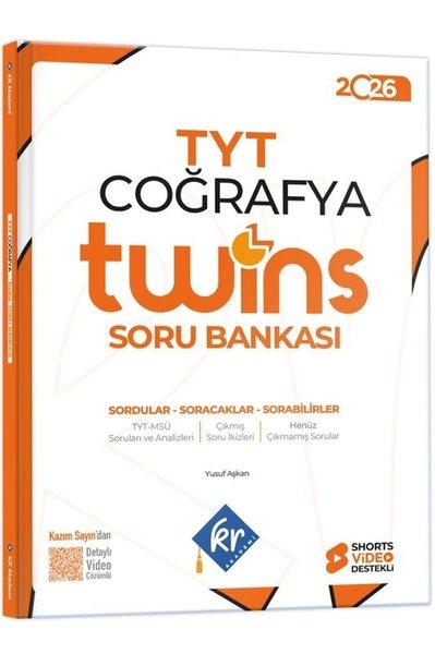 TYT Twins Coğrafya Soru Bankası | KR Akademi (İnce Kapak)  - Resim 1