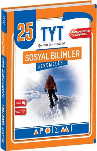 TYT Sosyal Bilimler 25'li Deneme | Apotemi Yayınları (Ciltsiz)  - Resim 1