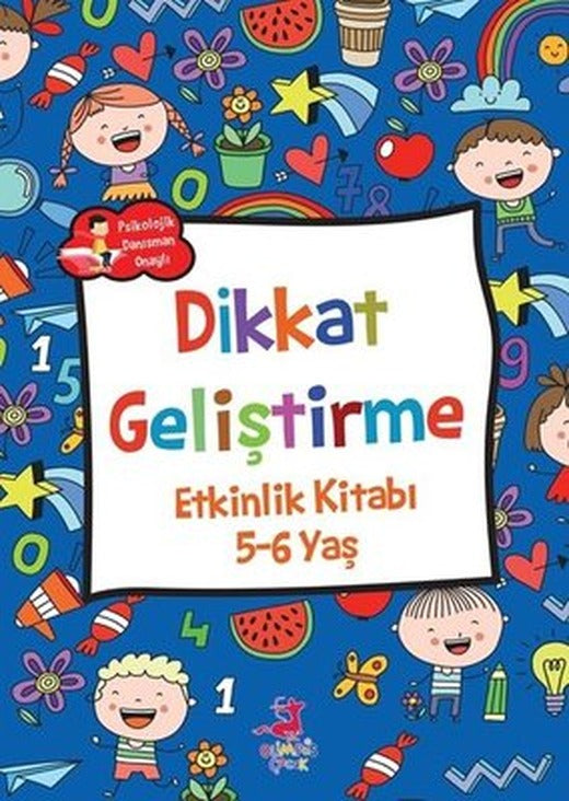 Dikkat Geliştirme Etkinlik Kitabı 5 - 6 Yaş | Olimpos Çocuk