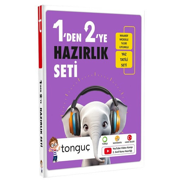 1'den 2'ye Hazırlık Seti | Tonguç Akademi (İnce Kapak)