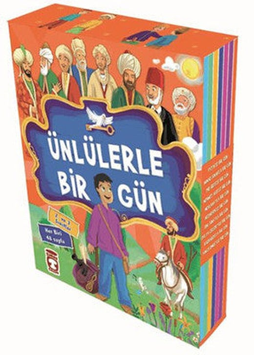 Ünlülerle Bir Gün - 10 Kitap Takım | Timaş Çocuk (İnce Kapak)