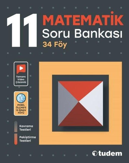 11. Sınıf Matematik Soru Bankası | Tudem Yayınları - Ders Kitapları (İnce Kapak)