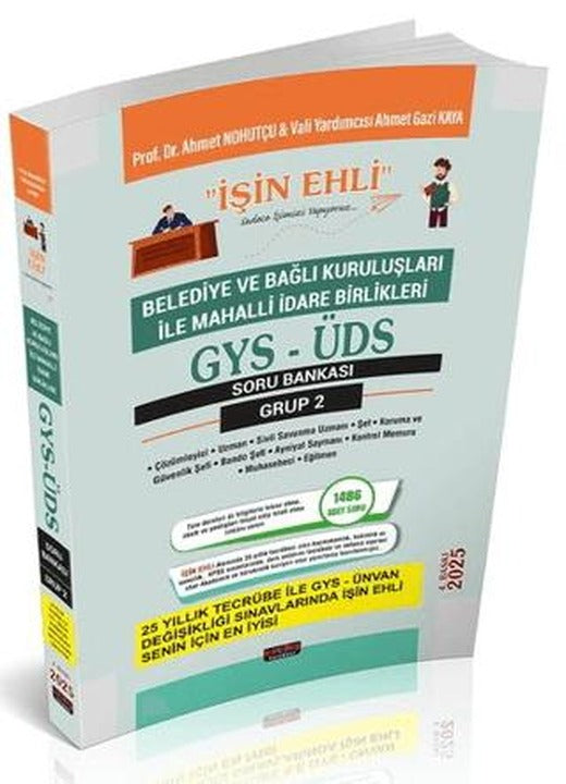 GYS-ÜDS Belediye ve Bağlı Kuruluşları Mahalli İdare Birlikleri Personeli Grup 2 Soru Bankası | Savaş Yayınevi (Ciltsiz)
