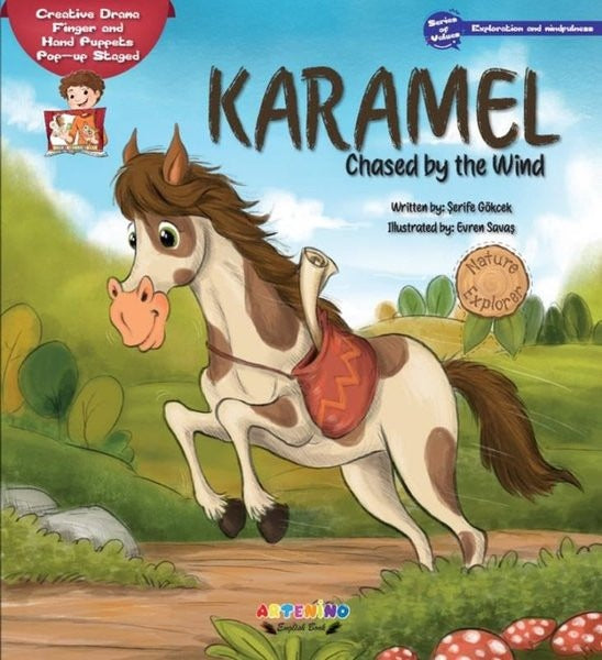 Karamel Chased By The Wind - Creative Drama Finger and Hand Puppets Pop-up Staged | Artenino Yayıncılık