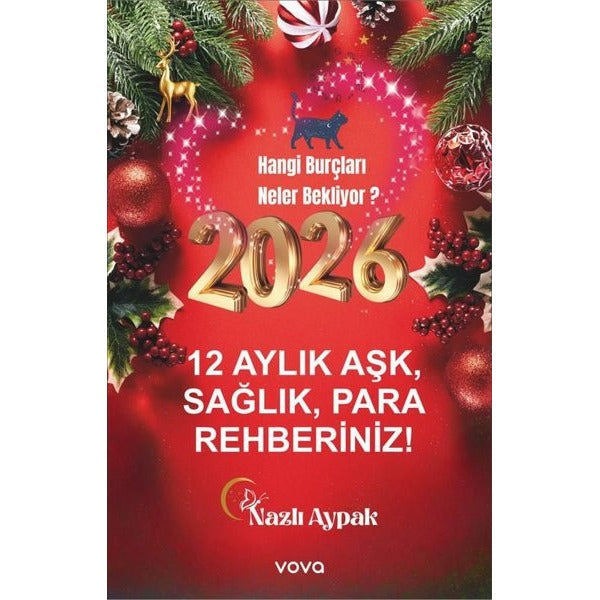 2026 12 Aylık Aşk Sağlık Para Rehberiniz! Hangi Burçları Neler Bekliyor? | Vova Yayınları (İnce Kapak)