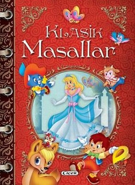Klasik Masallar - Kırmızı Kapak | Çiçek Yayıncılık (İnce Kapak)