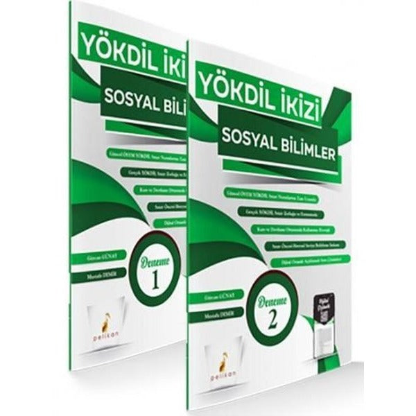 YÖKDİL İkizi Sosyal Bilimler Seti - 2 Kitap Takım | Pelikan Yayınları (İnce Kapak)
