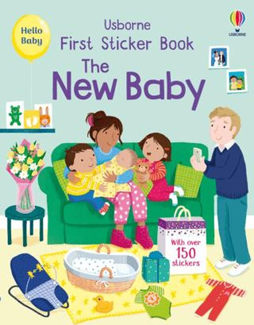 First Sticker Book The New Baby | Usborne (Ciltsiz)
