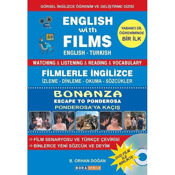 English with Films Bonanza-Escape to Panderosa-Dvd Film ile Birlikte | Bora Yayıncılık (İnce Kapak)