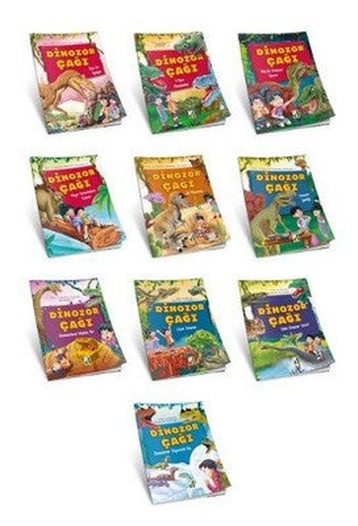 Dinozor Çağı Seti-10 Kitap Takım | Damla Yayınevi