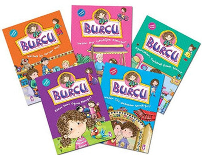 Burcu ve Ailesi - Hikayelerle Davranış Eğitim Seti - 5 Kitap Takım | Timaş Çocuk
