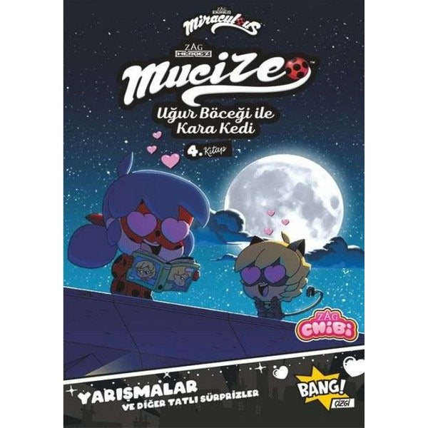 Mucize: Uğur Böceği İle Kara Kedi Chibi 4. Kitap | Komik Şeyler (İnce Kapak)
