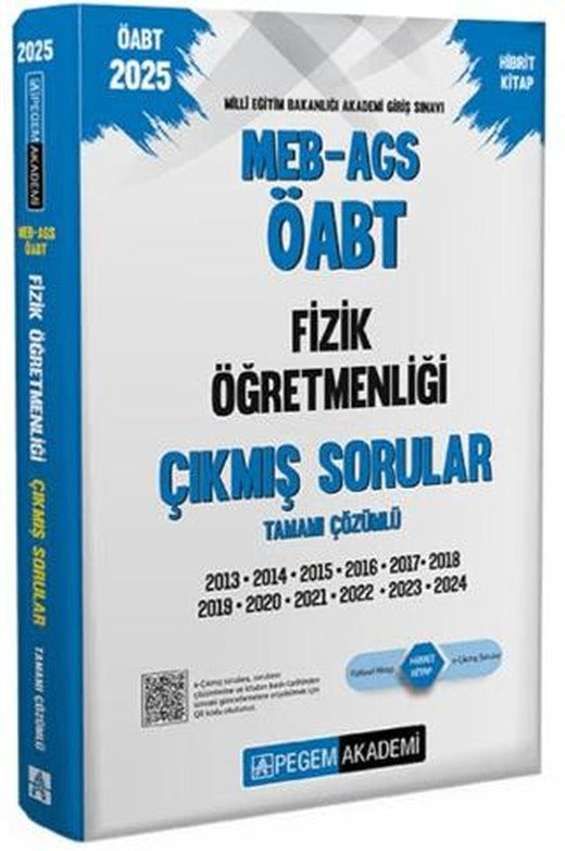 2025 MEB-AGS-ÖABT Fizik Öğretmenliği Çıkmış Sorular | Pegem Akademi Yayıncılık (Ciltsiz)