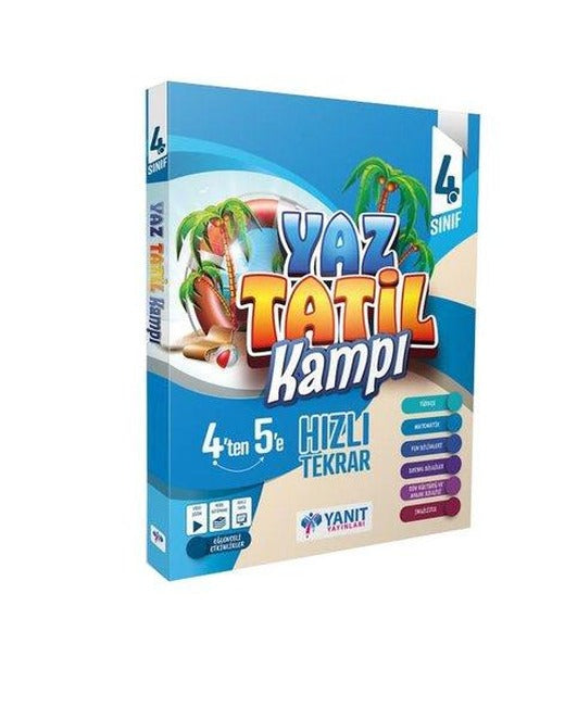 4.Sınıf Yaz Tatil Kampı | Yanıt Yayınları (İnce Kapak)