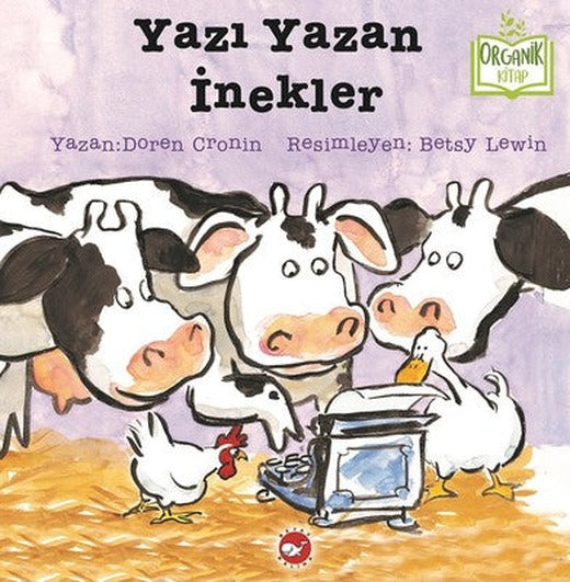 Yazı Yazan İnekler-Organik Kitap | Beyaz Balina Yayınları